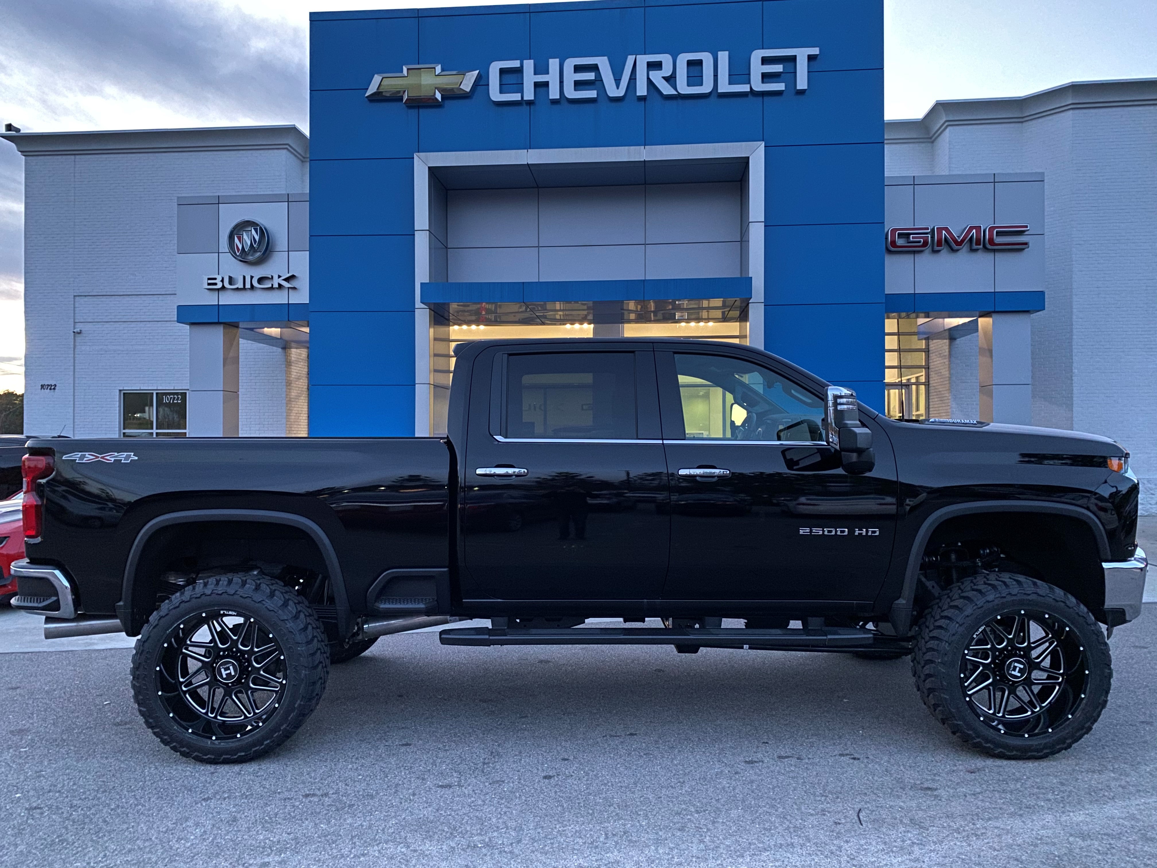 Lifted Silverado built by DSI